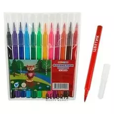 Фломастеры-кисти Цветик, 12 цветов