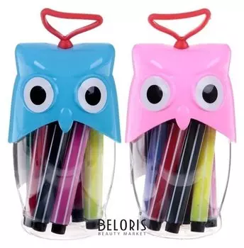 Фломастеры Сова, 12 цветов