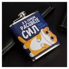 Фляжка "Сил моих нет", 210 мл