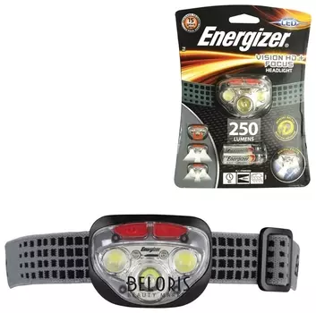 Фонарь налобный светодиодный ENERGIZER Headlight Vision HD + Focus, 5хLED, питание 3хААА (в комплекте)