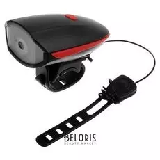 Фонарь велосипедный передний с сигналом STG Fl1544a, 300 люмен, Usb, 1200mah