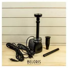 Фонтан для садового водоёма Led-3800fp, 40 Вт, H = 2 м, 2000 л/ч, LED 15 ламп