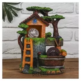 Фонтан "Домик" 19х27 см (С подсветкой)
