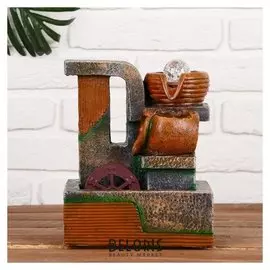 Фонтан "Каменный водопад" 12,5х17х25 см (С подсветкой)