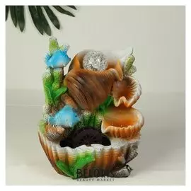 Фонтан "Под волнами" 13х19х25 см (С подсветкой)