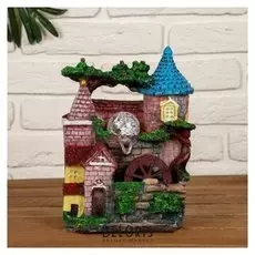 Фонтан "Замок" 14х17х27 см (С подсветкой)