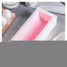 Форма для муссовых десертов и выпечки «Буше», 29×12,7 см, с ковриком-трафаретом «фигаро»