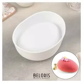 Форма для муссовых десертов и выпечки «Дзен», 17,5×14,5 см, цвет белый