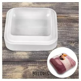 Форма для муссовых десертов и выпечки «Квадро», 18,5×5 см, цвет белый