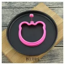 Форма для оладий и яичницы 10 см "Мишка"