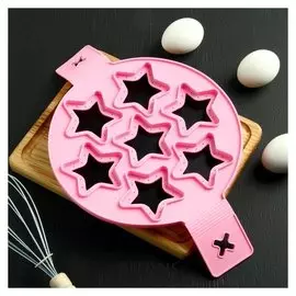 Форма для оладий и яичницы 37×23 см "Ози. звезды"