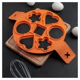 Форма для яичницы и блинов 40х23 см "Ози. фигуры"