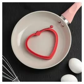 Форма для яичницы и блинов «Сердце», 11 см