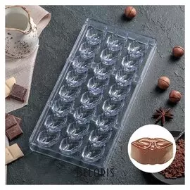 Форма для шоколада 28×14 см "Презент", 24 ячейки