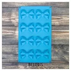 Форма для выпечки «Галстук-бабочка», 28,5×17×2 см, 8 ячеек