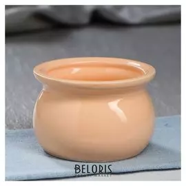 Форма для выпечки "Рамекин", керамический, 0,25 л, персиковый