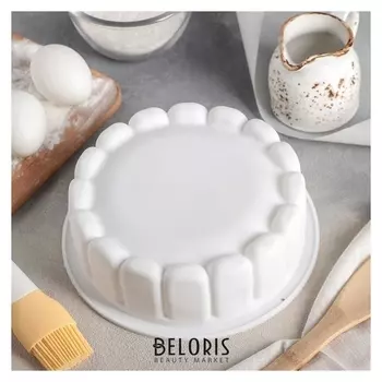 Форма для выпечки «Сокровище», d=17,5 см, цвет белый