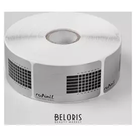 Формы для ногтей, узкие, 500 шт, цвет серебристый