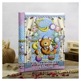 Фотоальбом 20 магнитных листов "Детские игрушки" 29х24х2 см