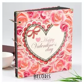 Фотоальбом 30 листов "Миллион роз" (На кольцах) 27,5х26,5 см