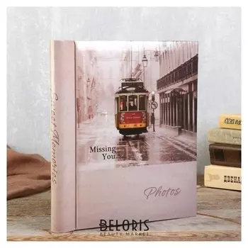 Фотоальбом Brauberg 20 магнитных листов, 23х28 см "Трамвай"