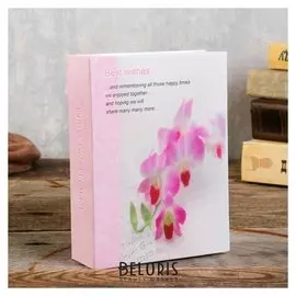 Фотоальбом Brauberg на 100 фотографий 10х15 см "Орхидеи"