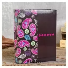 Фотоальбом Brauberg на 200 фотографий 10х15 см "Пейсли"