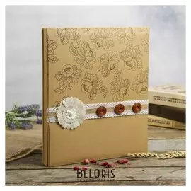 Фотоальбом магнитный 10 листов "Цветы. Эко" 32,5х27,5х4 см