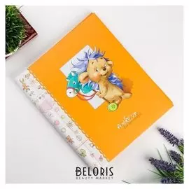 Фотоальбом магнитный 23х28 см 10 листов "Детский.ёжик"