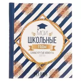 Фотоальбом "Мои школьные годы", 20 магнитных листов размером 20 х 28 см