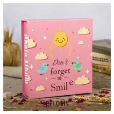 Фотоальбом на 200 фото 10х15 см "Яркое солнышко" в коробке 22х20х6 см