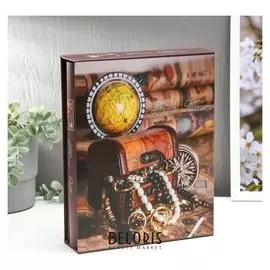 Фотоальбом на 200 фото 10х15 см "Ретро" в коробке 26х20,5х5,5 см