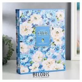 Фотоальбом на 200 фото 13х18 см "Пионы королевские" в коробке 29,5х23х5 см