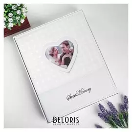 Фотоальбом на 240 фото 10х15 см "Наша свадьба" белый, кожзам 32,5х26,7х4 см