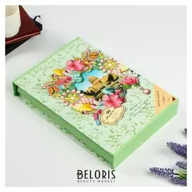 Фотоальбом на 300 фото 10х15 см "Достопримечательности в цветах" в коробке