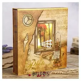 Фотоальбом на 300 фото 10х15 см "Морское путешествие" 34,5х31,5х6 см