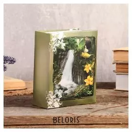 Фотоальбом на 96 фото 10х15 см "Водопад" 18,5х12,5х5,5 см