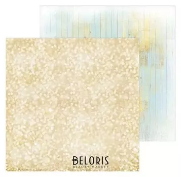 Фотофон двусторонний «Блестящее золото», 45 × 45 см, переплётный картон, 980 г/м