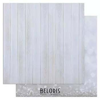 Фотофон двусторонний "Боке - серые доски" 45 х 45 см, переплётный картон, 980 г/м