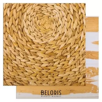 Фотофон двусторонний "Рыжие доски - солнечный" 45 х 45 см, переплётный картон, 980 г/м