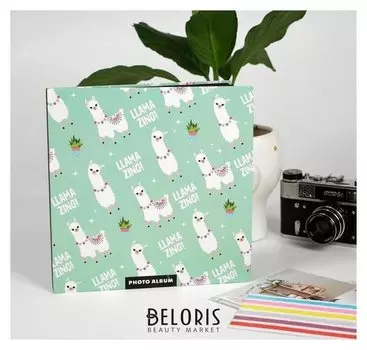 Фотокнига с черными листами Llamazing, 23 х 23 см