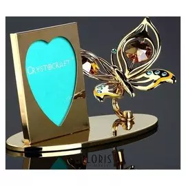 Фоторамка «Бабочка» с кристаллами сваровски, 4.5 × 10.5 × 6.5 см