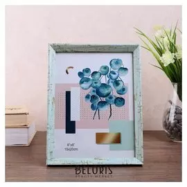 Фоторамка дерево 20х25 см "Зёлёная березка" 27х22х2 см