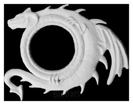 Фоторамка "С драконом" белая