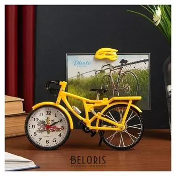 Фоторамка "Велосипед" 10 х15 см, с часами