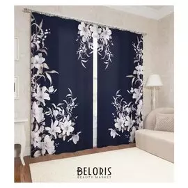 Фотошторы «Полевые травы» 145х260см - 2 шт