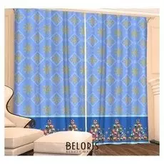 Фотошторы праздничный наряд 04 145х260 см 2шт, габардин 160гр/м2, пэ100%