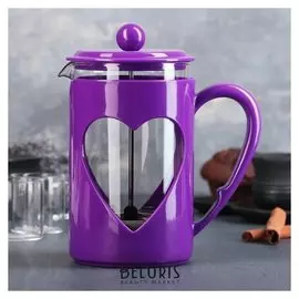 Френч-пресс «Комплимент», 800 мл, цвет фиолетовый