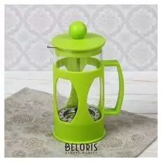 Френч-пресс «Оливер», 350 мл, цвет зелёный