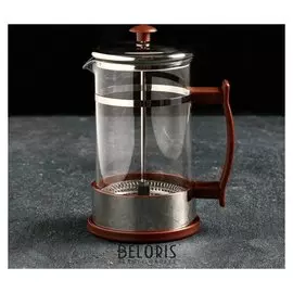 Френч-пресс «Риц», 600 мл, цвет коричневый